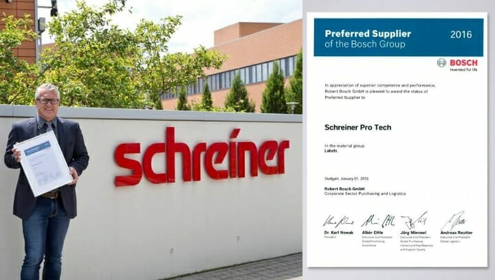 Schreiner Group, Schreiner ProTech, Bosch