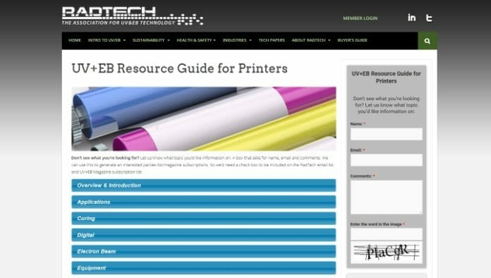 RadTech Europe, UV, EB