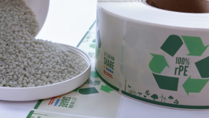 HERMA, BASF, Haftmaterial, Recyclingmaterial,