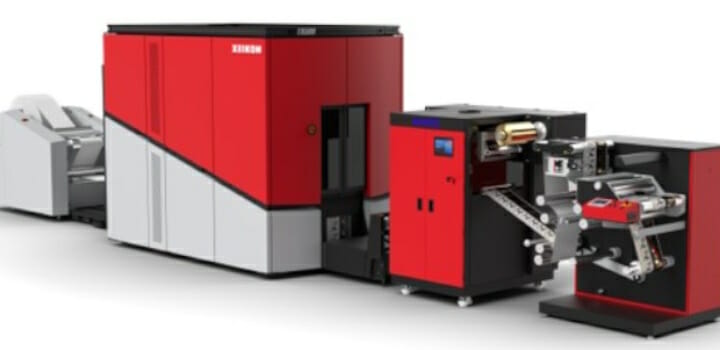 Xeikon, Kurz, Folienveredelung, Trockentoner, Metallisierung, 