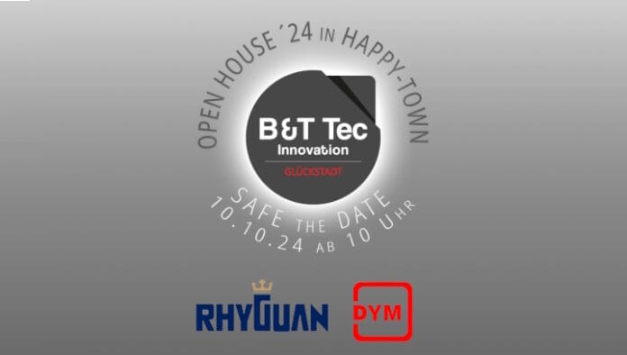 B&T Tec, Open House, Rhyguan Machinery, DYM Machinery,